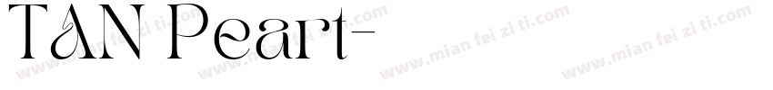 TAN Peart字体转换